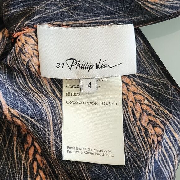 3.1 Phillip Lim 100% Silk Top - Picture 7 of 10